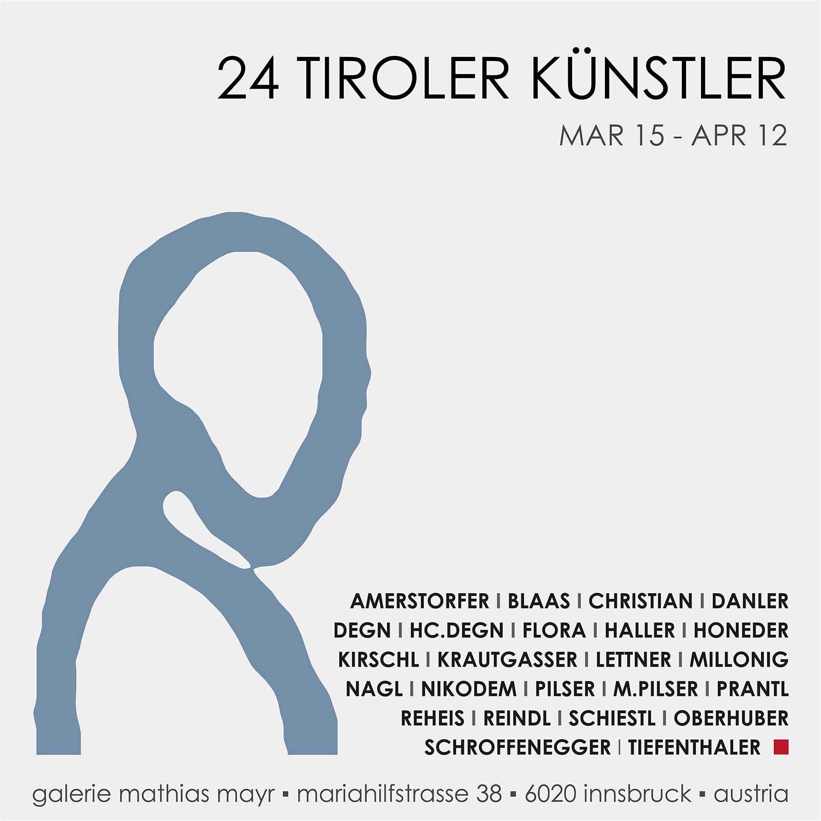 24 TIROLER KÜNSTLER galerie mathias mayr