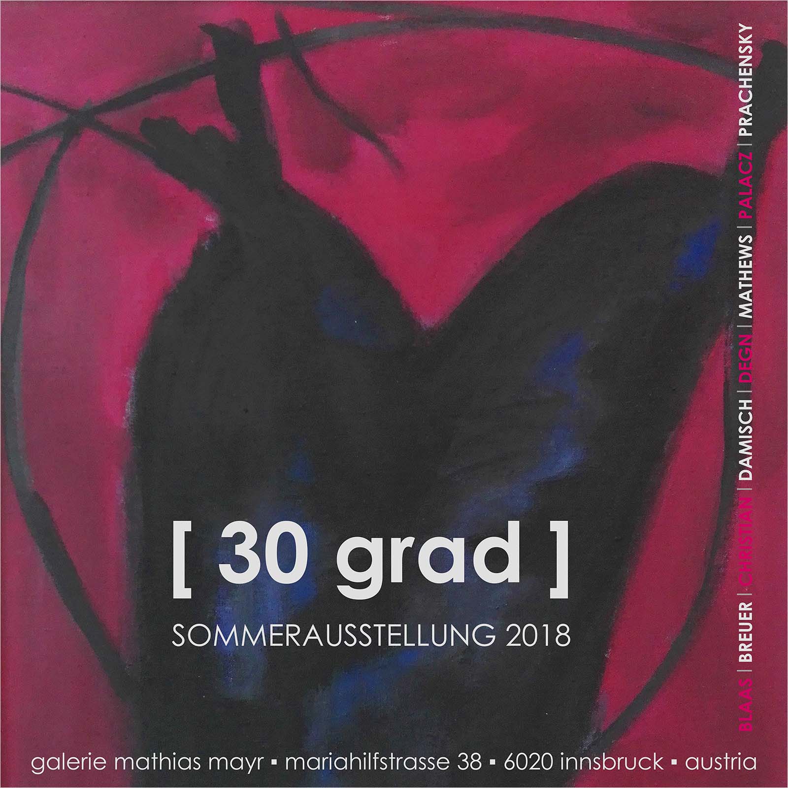 30 GRAD | summershow galerie mathias mayr