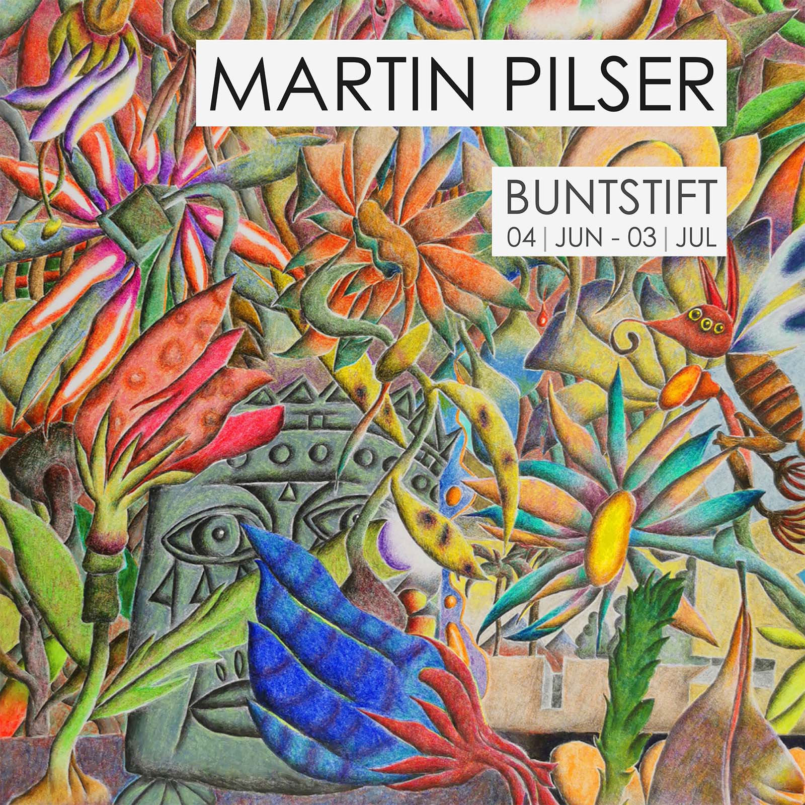 Martin Pilser Buntstift galerie mathias mayr