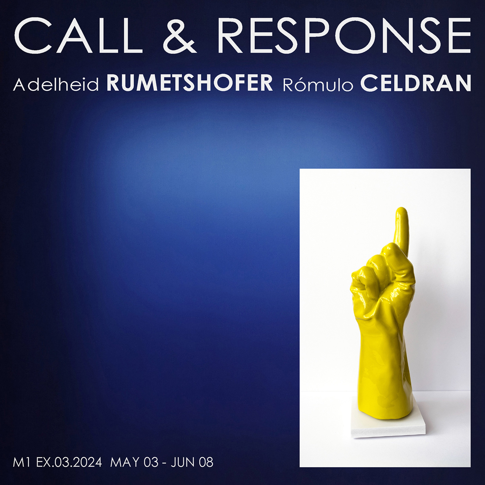 Call & Response Adelheid Rumetshofer Romulo Celdran galerie mathias mayr